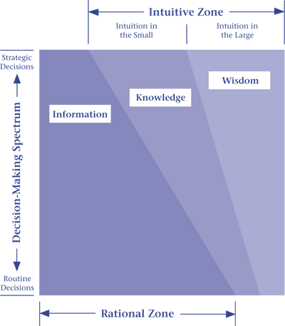 rational and intuitive zones in decision making