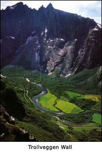 Trollveggen Wall in the Romsdalen Valley