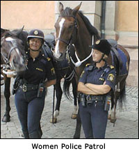 Women Police Patrol