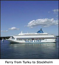 Ferry from Turku to Stockholm