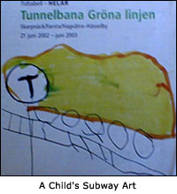 A Child's Subway Art