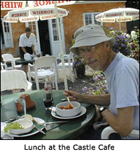 Lunch at the Castle Cafe