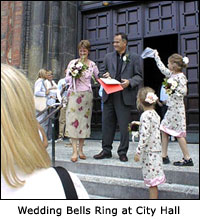 Wedding Bells Ring at City Hall